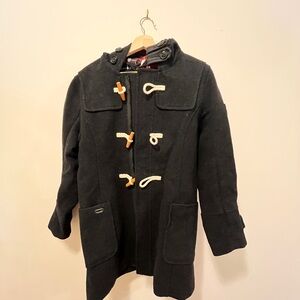 Superdry Black Toggle Coat